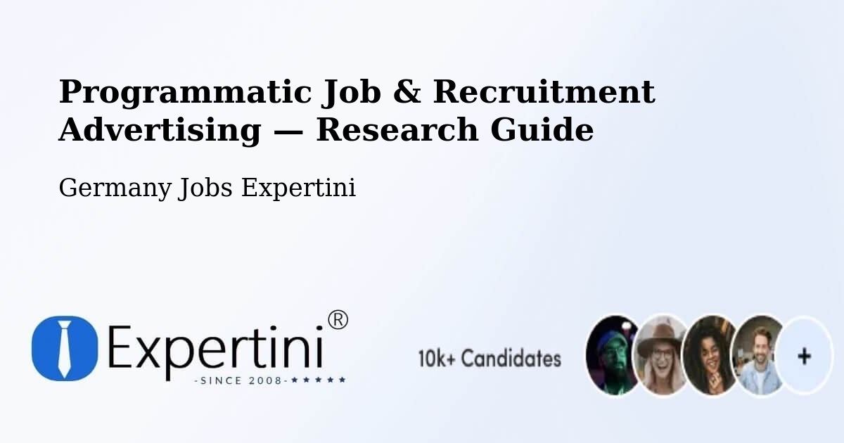 Programmatic Job & Recruitment Advertising — Research Guide – Espelkamp